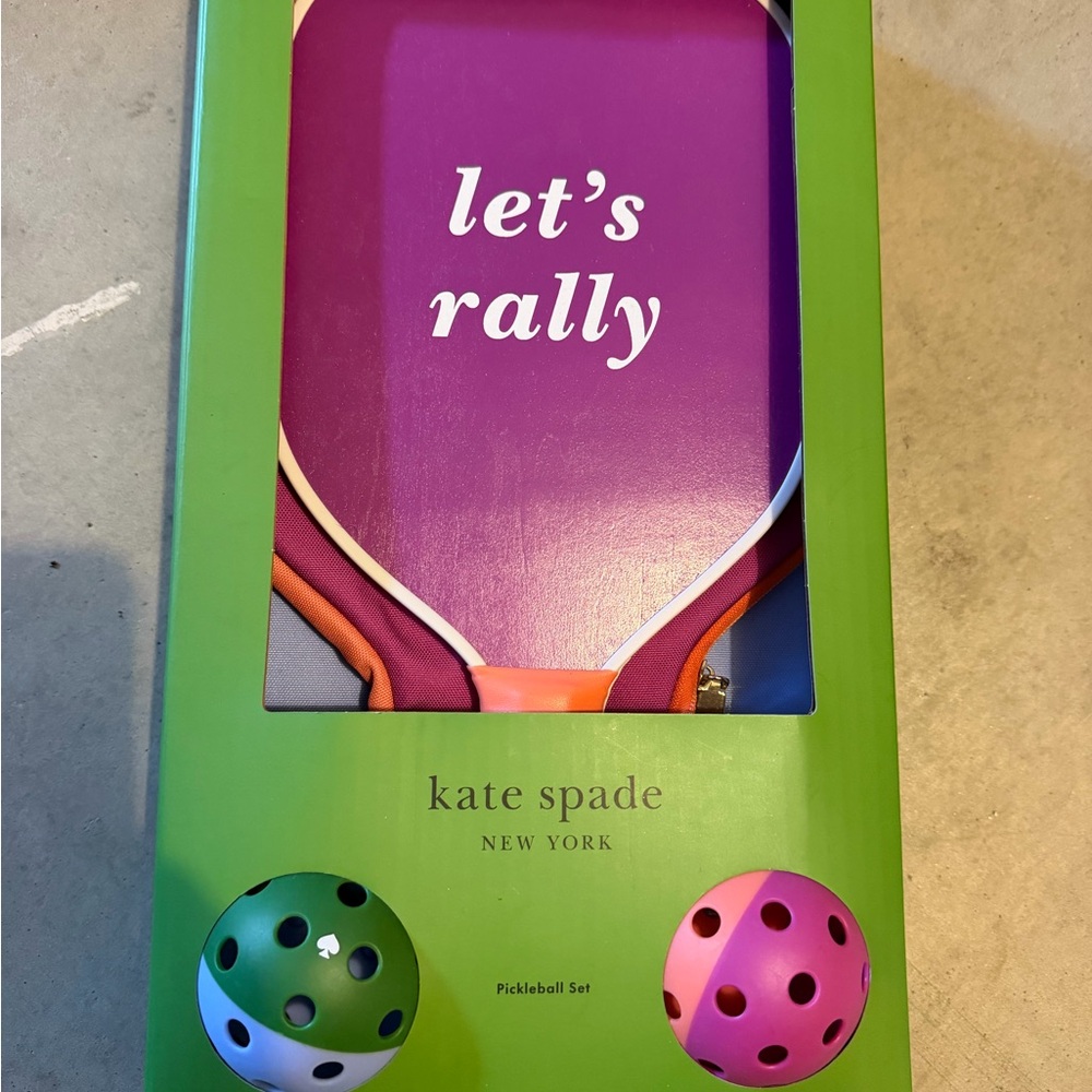 Kate Spade Pickleball Set - Pink and Green